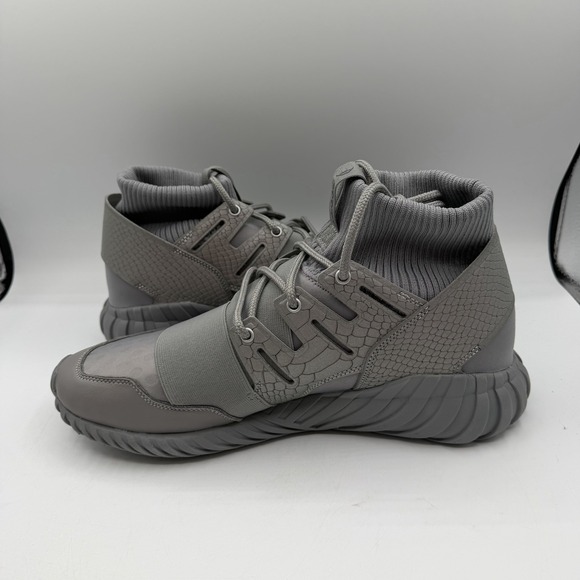 Adidas Tubular Doom Shoes Mens 10 Grey/Metallic Silver Originals Sneakers S74791 main image 9